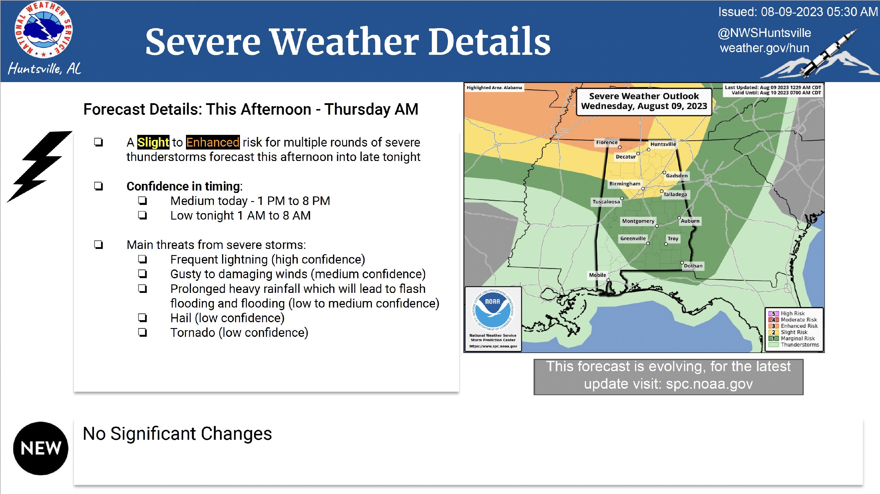 Severe Weather Details Click Picture for Link for more details